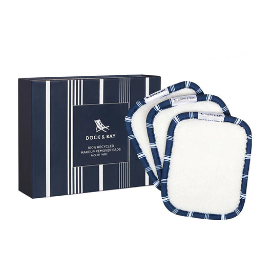 Reusable Make Up Remover Pads (pack of three) Patchouli Navy