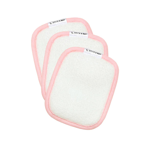 Makeup Remover Pads (Pack of Three) Malibu Pink