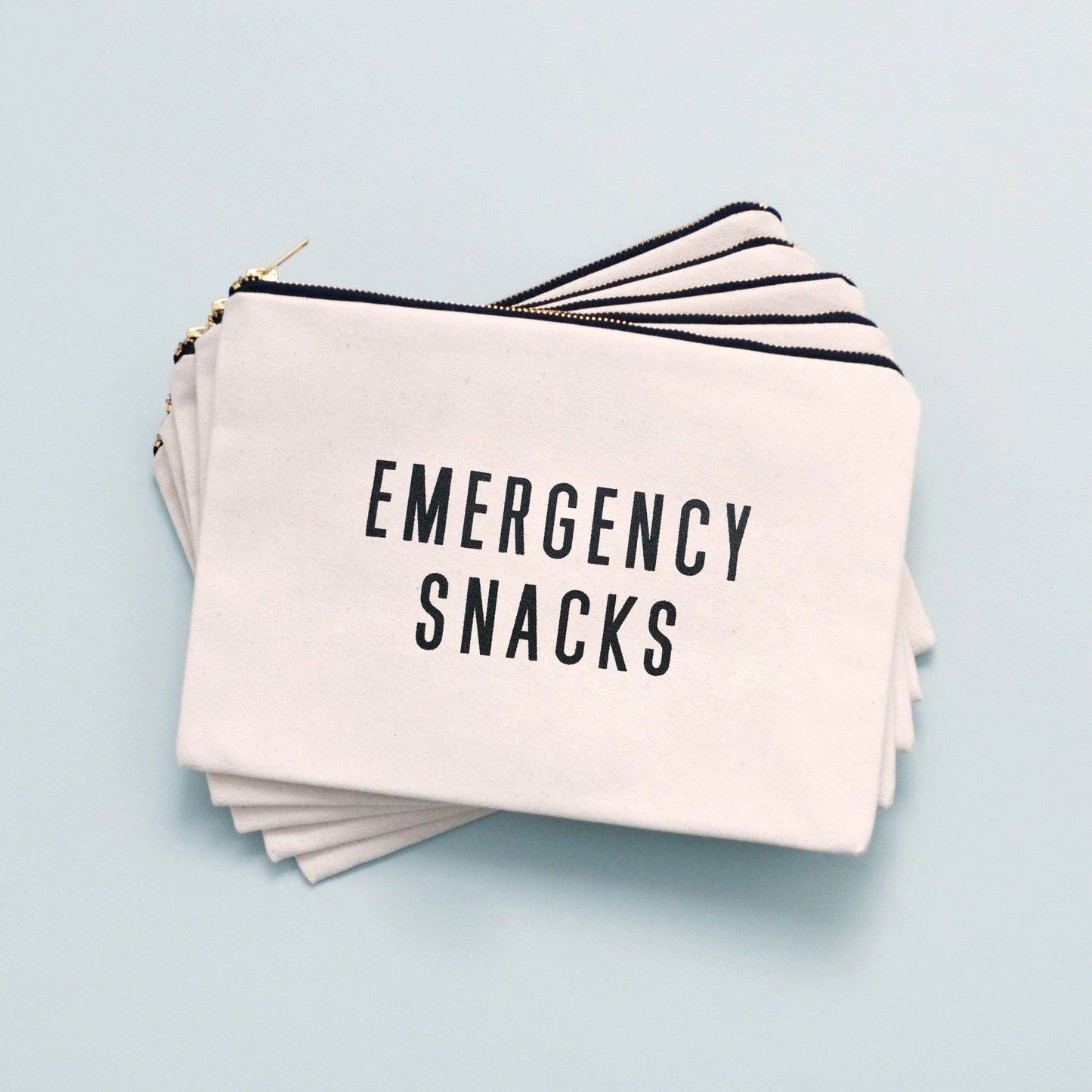 Emergency Snacks - Large Canvas Pouch