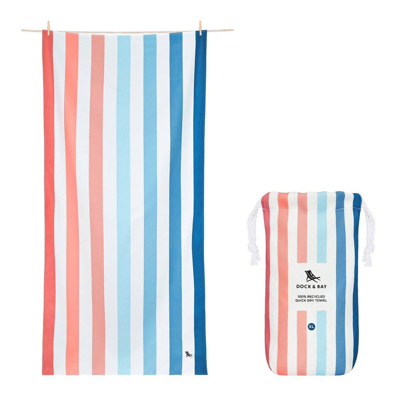 Dock & Bay Quick Dry Towels - Sand to Sea: Extra Large (200x90cm)