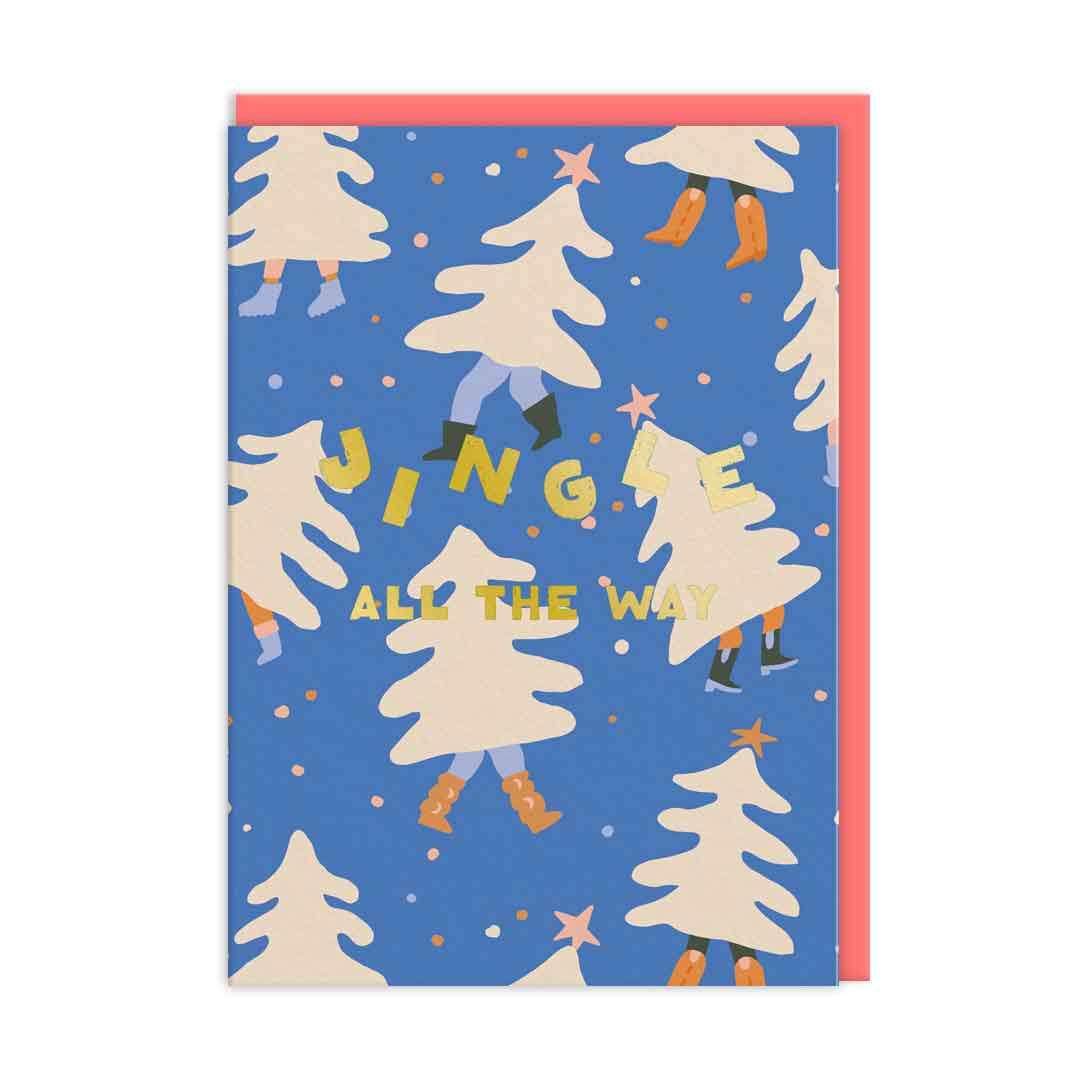 Dancing Tree Christmas Card Set