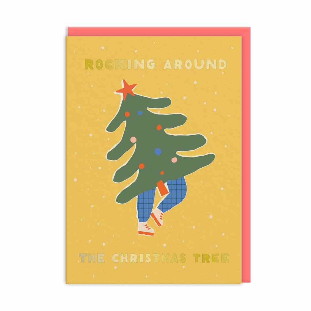 Dancing Tree Christmas Card Set