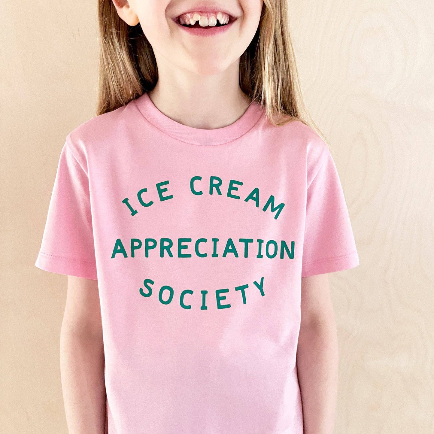 Ice Cream Appreciation Society - Kid's T-shirt - Strawberry: 5-6 years