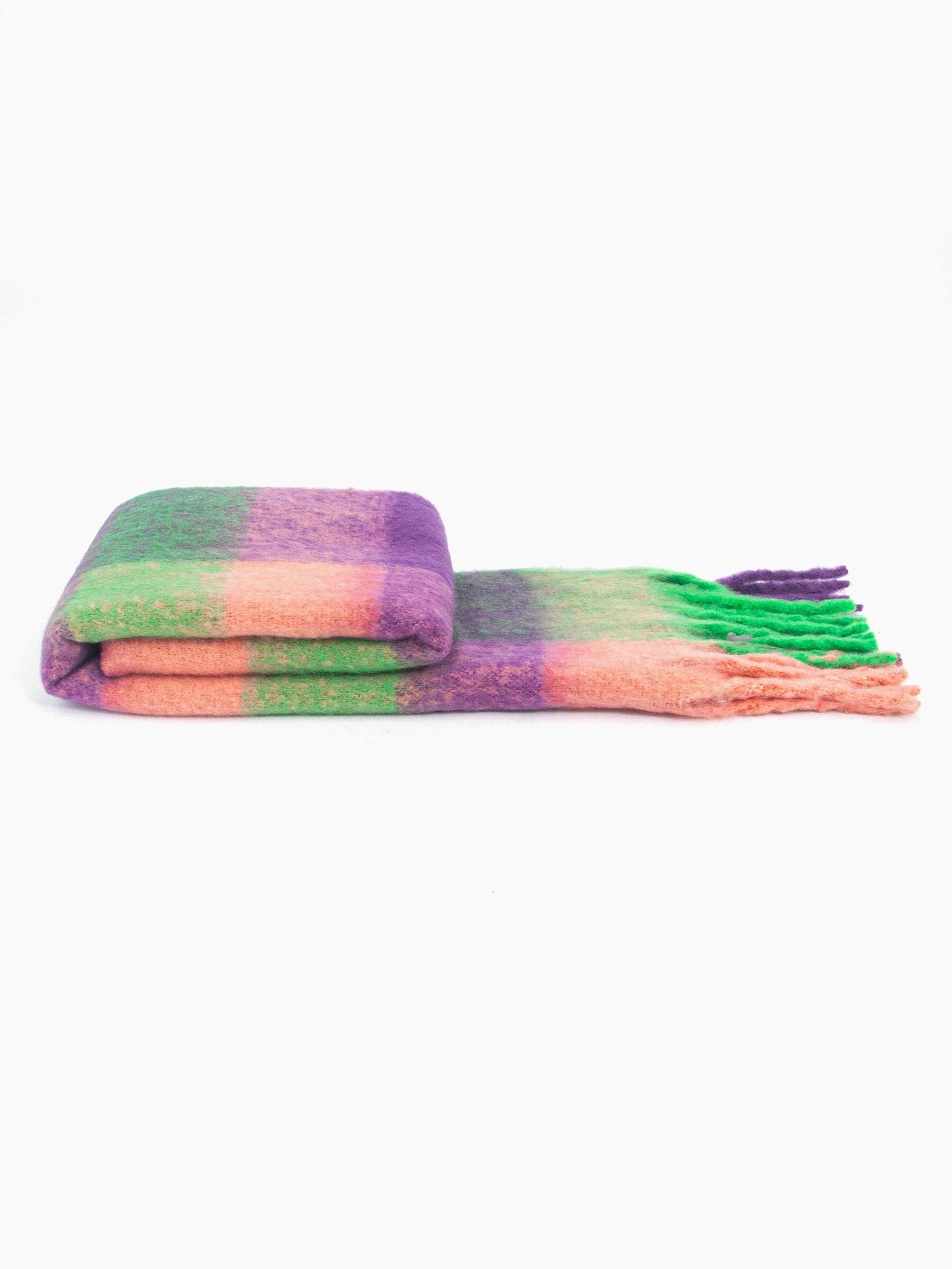 Heavyweight Scarf - Purple/Green