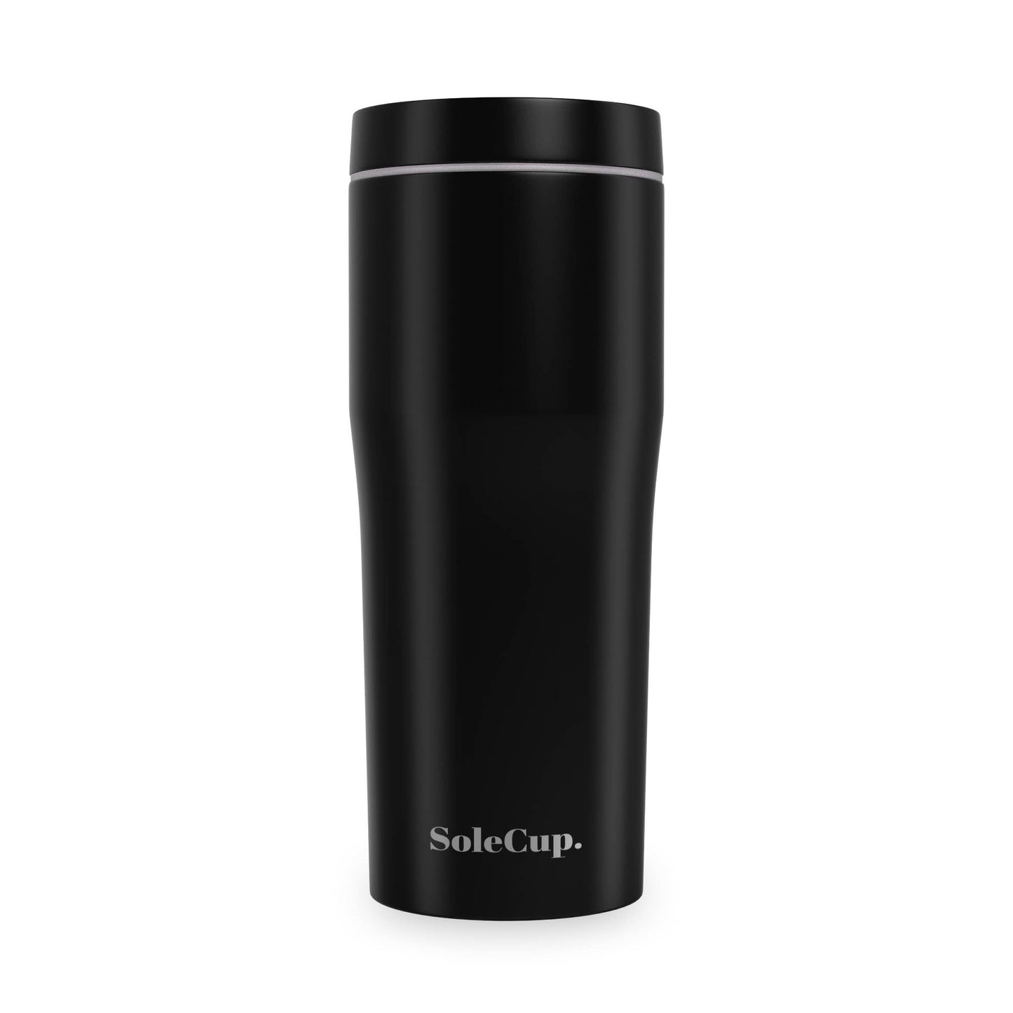 SoleCup Thermal - Leakproof Travel Mug 480ml Insulated Mug: Black