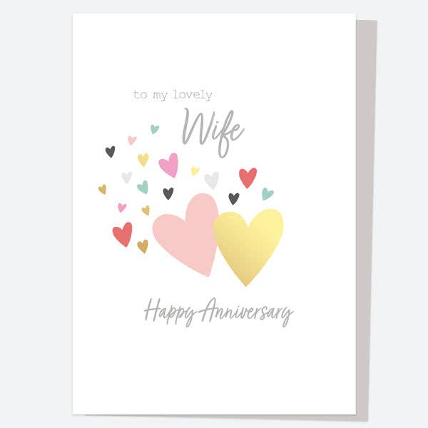 Happy Anniversary Wife Card