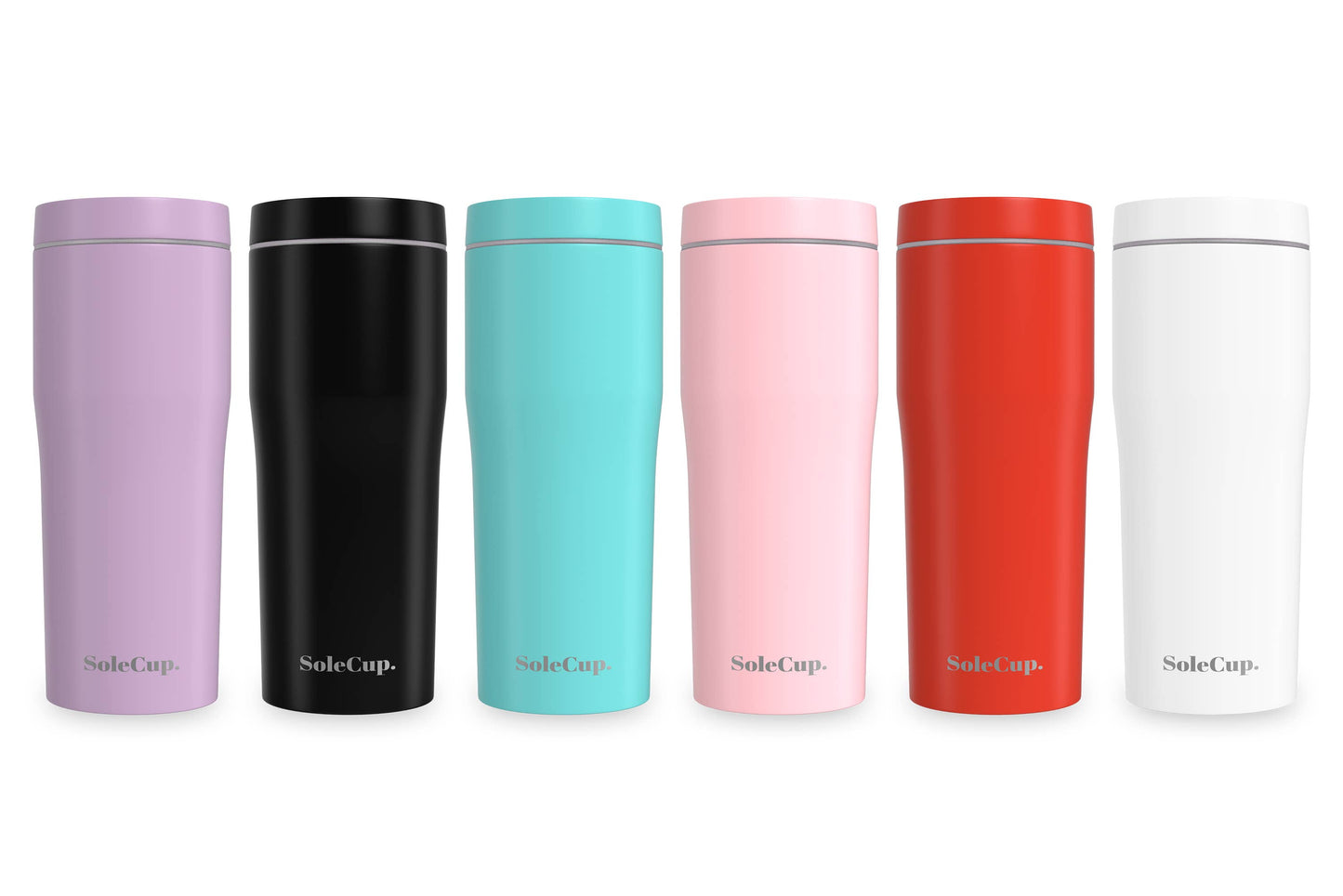 SoleCup Thermal - Leakproof Travel Mug 480ml Insulated Mug: Black