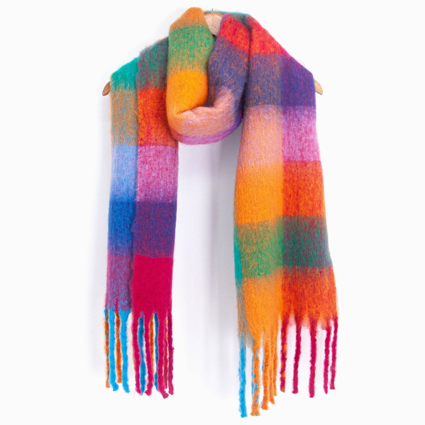 Heavyweight Scarf - Blue/Orange