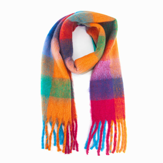 Heavyweight Scarf - Blue/Orange