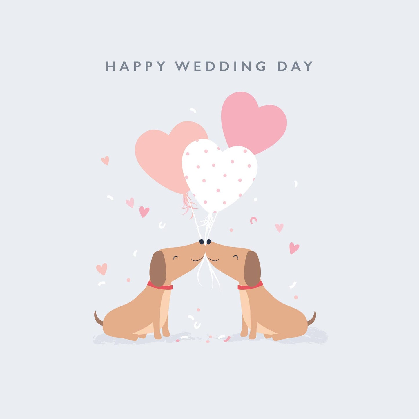 Happy Wedding Day Cute Dogs