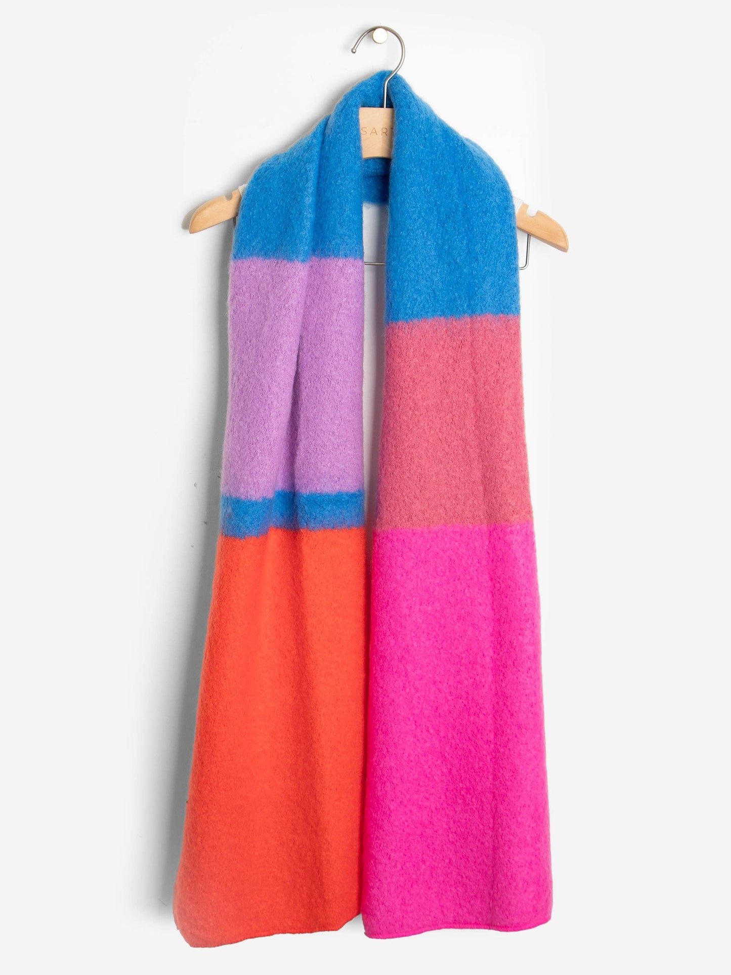 Heavyweight Scarf - Fuchsia Blue