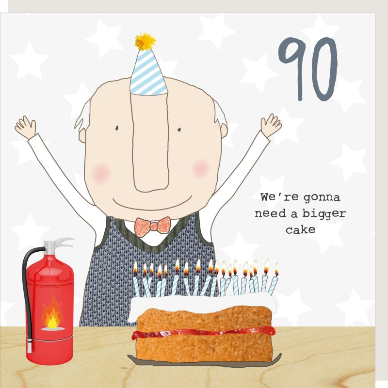 90th Birthday Card (Male)