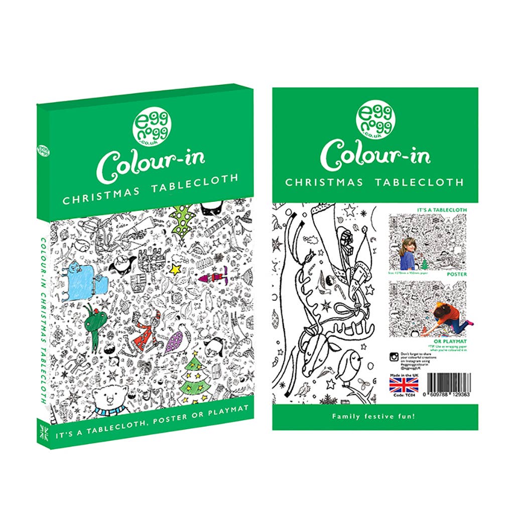 Colour-in Giant Poster / Tablecloth – Christmas