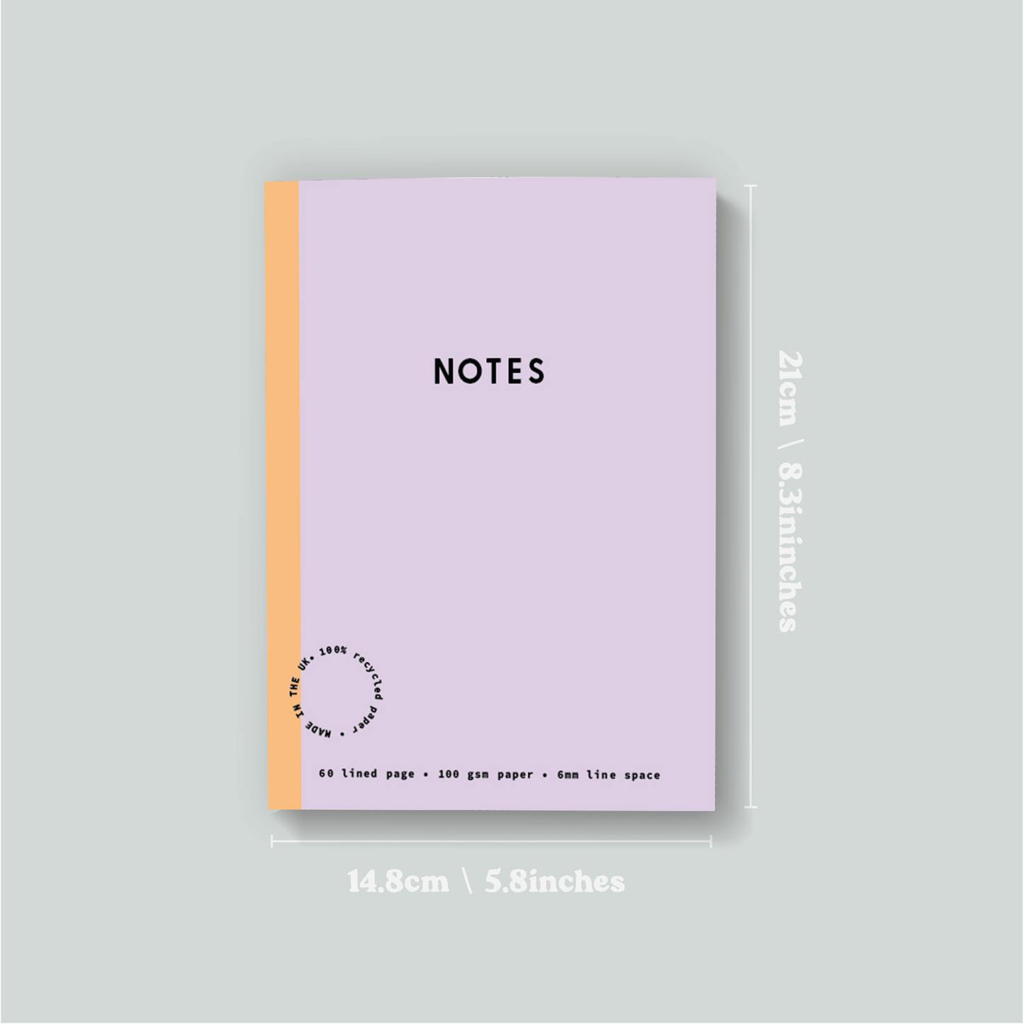 A5 Lined Notebook | Lilac