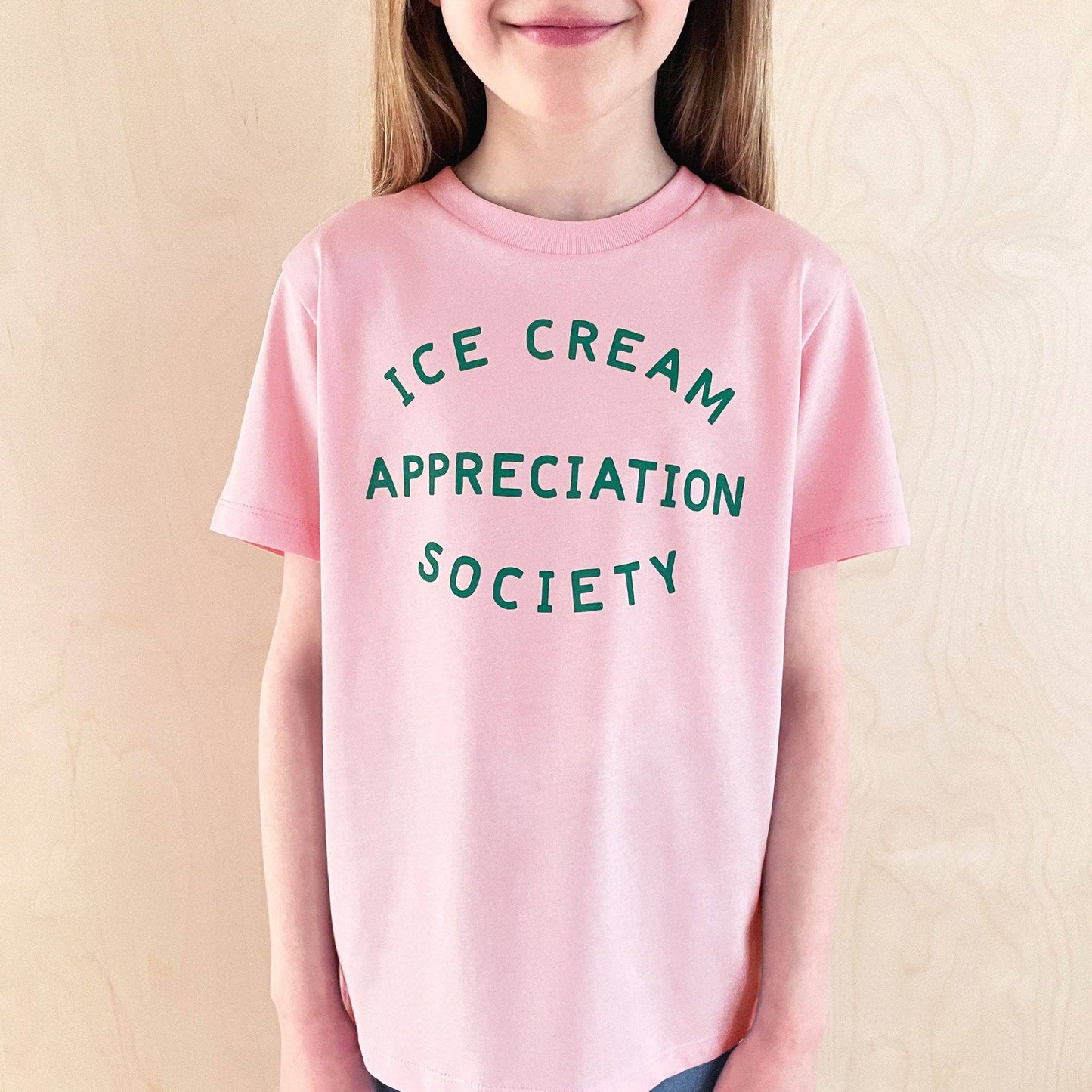 Ice Cream Appreciation Society - Kid's T-shirt - Strawberry: 5-6 years