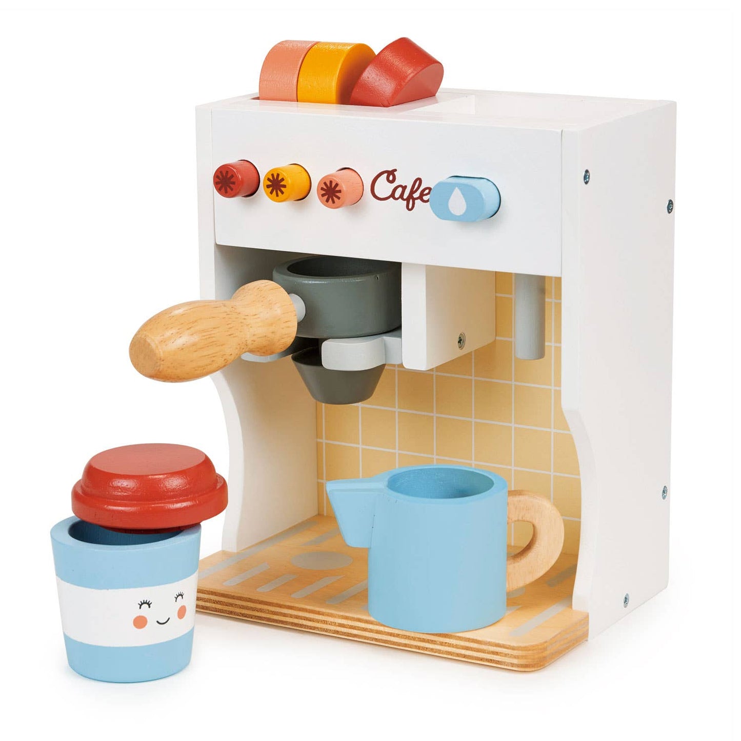 Wooden Toy Barista Set For Kids