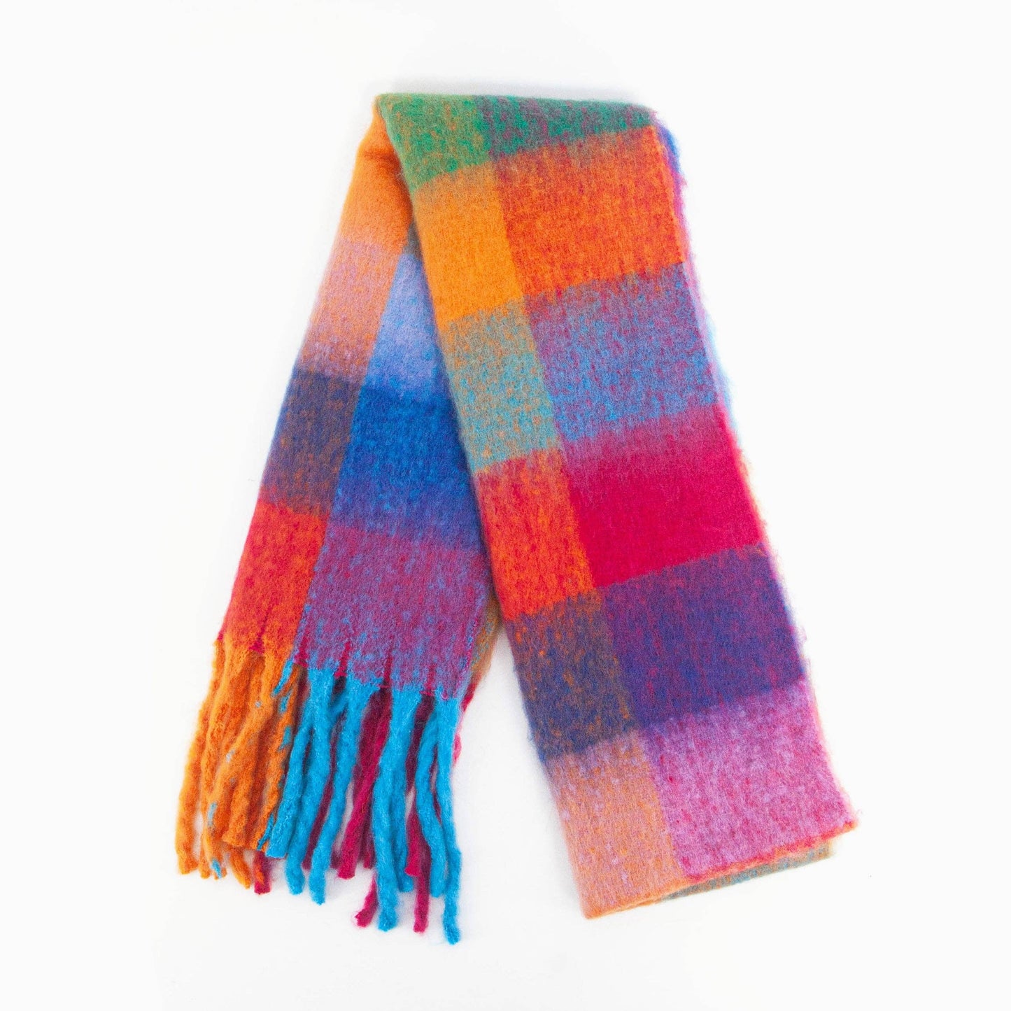 Heavyweight Scarf - Blue/Orange