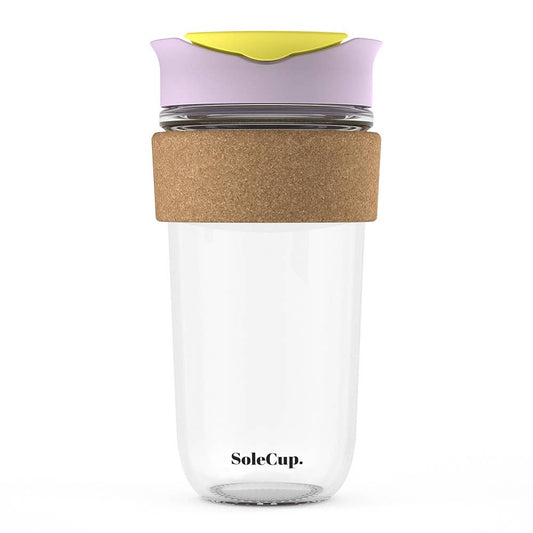 SoleCup Large Travel Mug - 18oz Cork: Ice-cream