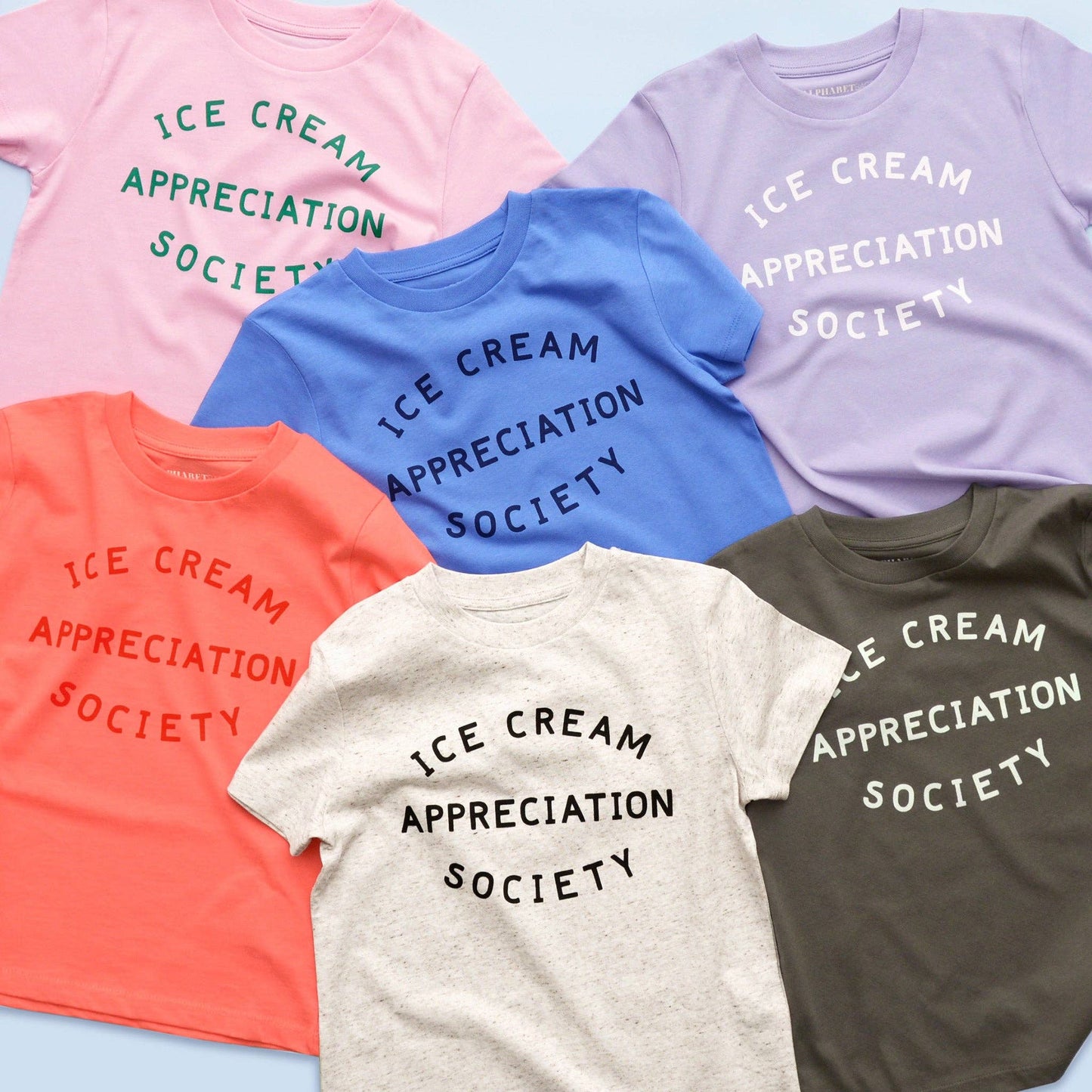 Ice Cream Appreciation Society - Kid's Tee - Orange Sorbet: 7-8 years