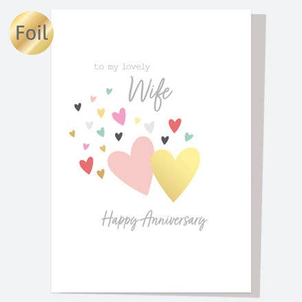 Happy Anniversary Wife Card