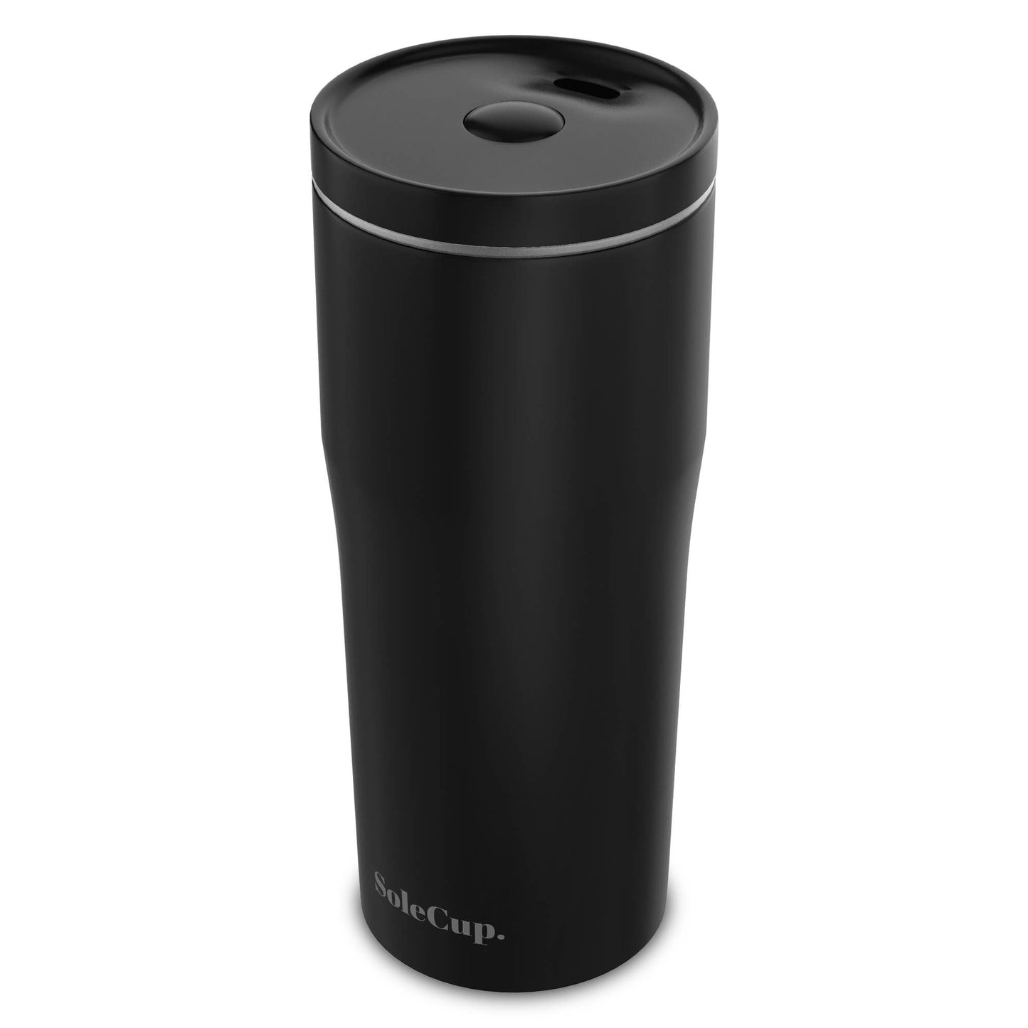 SoleCup Thermal - Leakproof Travel Mug 480ml Insulated Mug: Black