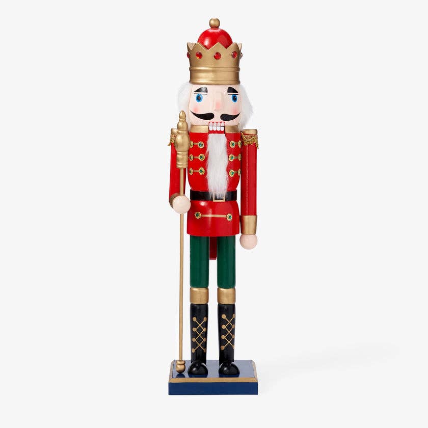 Large Traditional Christmas Wooden Nutcracker