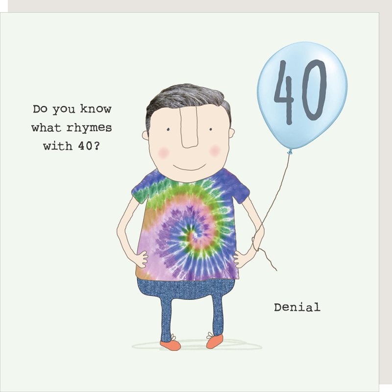 40th Birthday Card (Male)