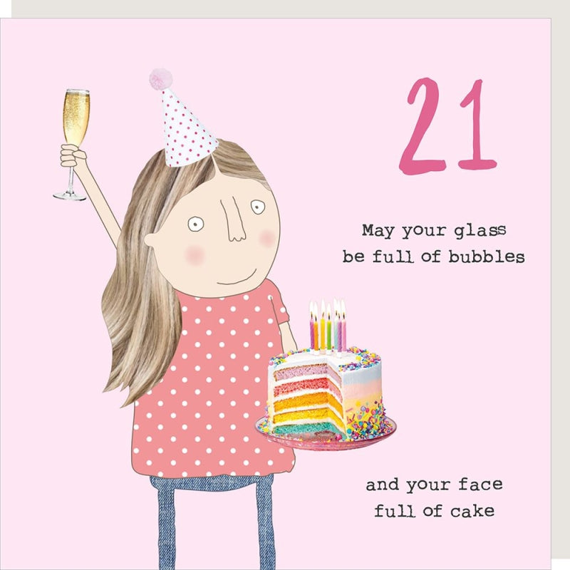 21st Birthday Card (Female)