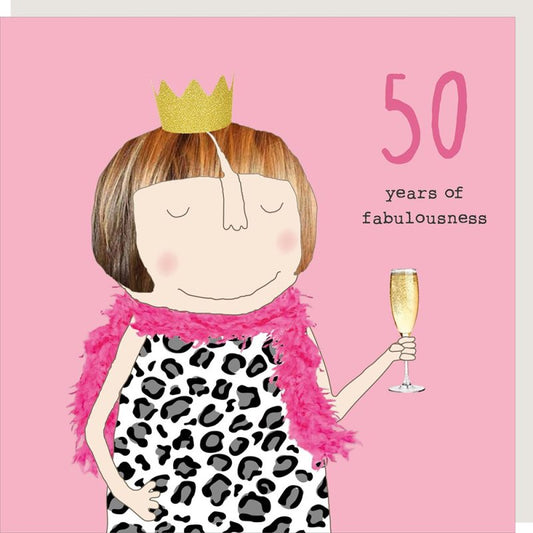 50th Birthday Card (Female)