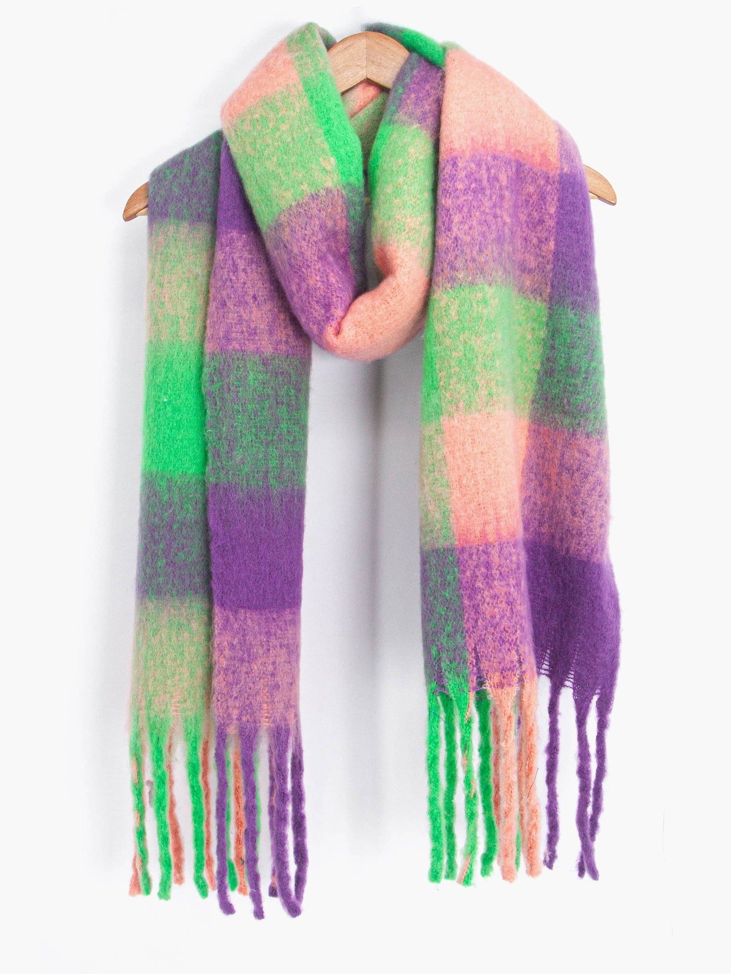 Heavyweight Scarf - Purple/Green