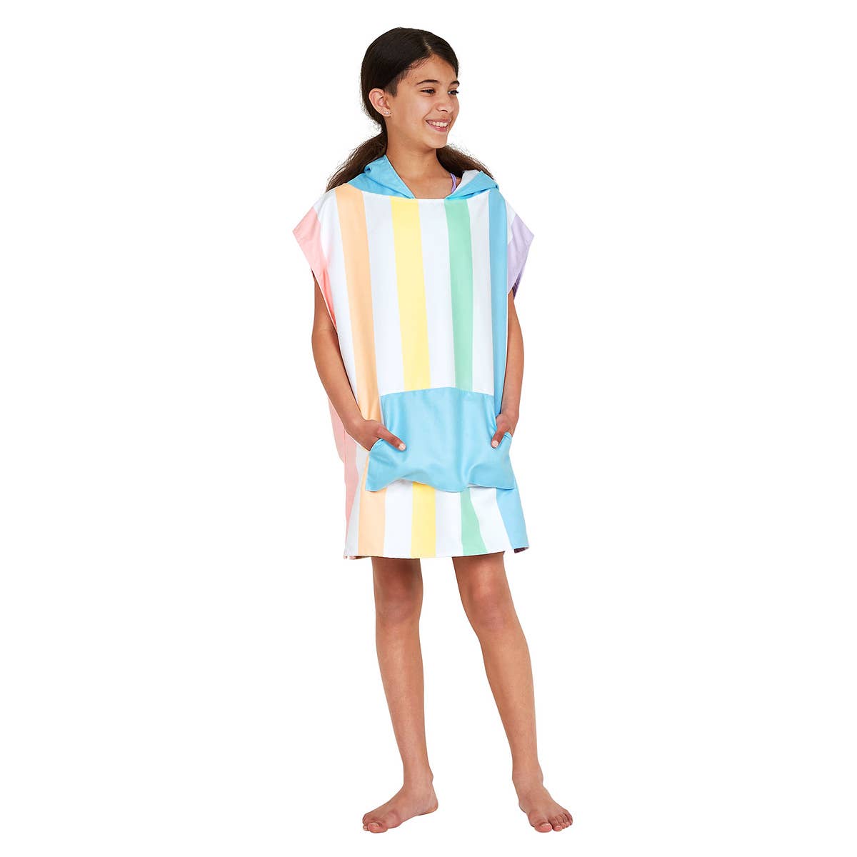 Dock & Bay Kids Poncho - Cabana - Unicorn Waves: Age 4 to 7