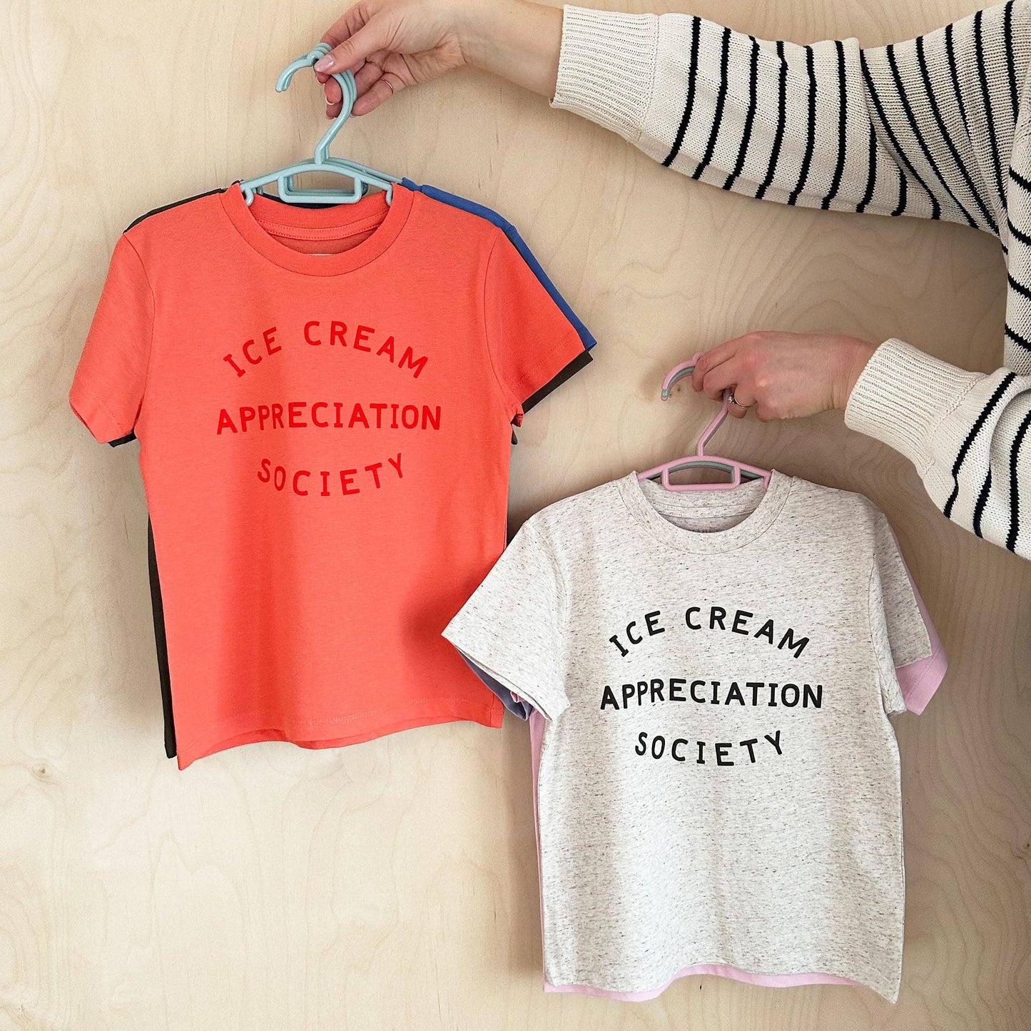 Ice Cream Appreciation Society - Kid's Tee - Orange Sorbet:3-4 years