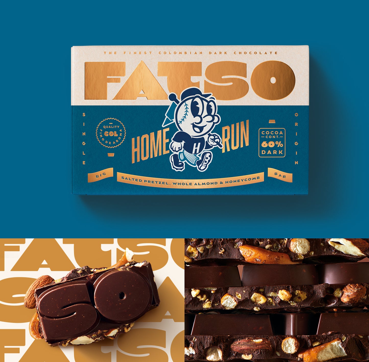 FATSO Chunky Dark Chocolate - Home Run