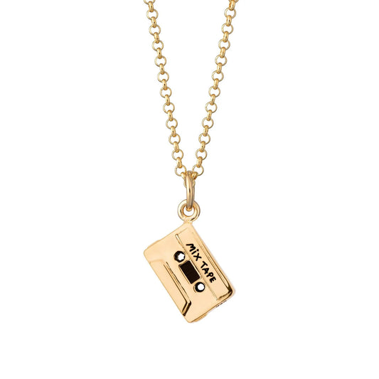 Mix Tape Necklace - Gold