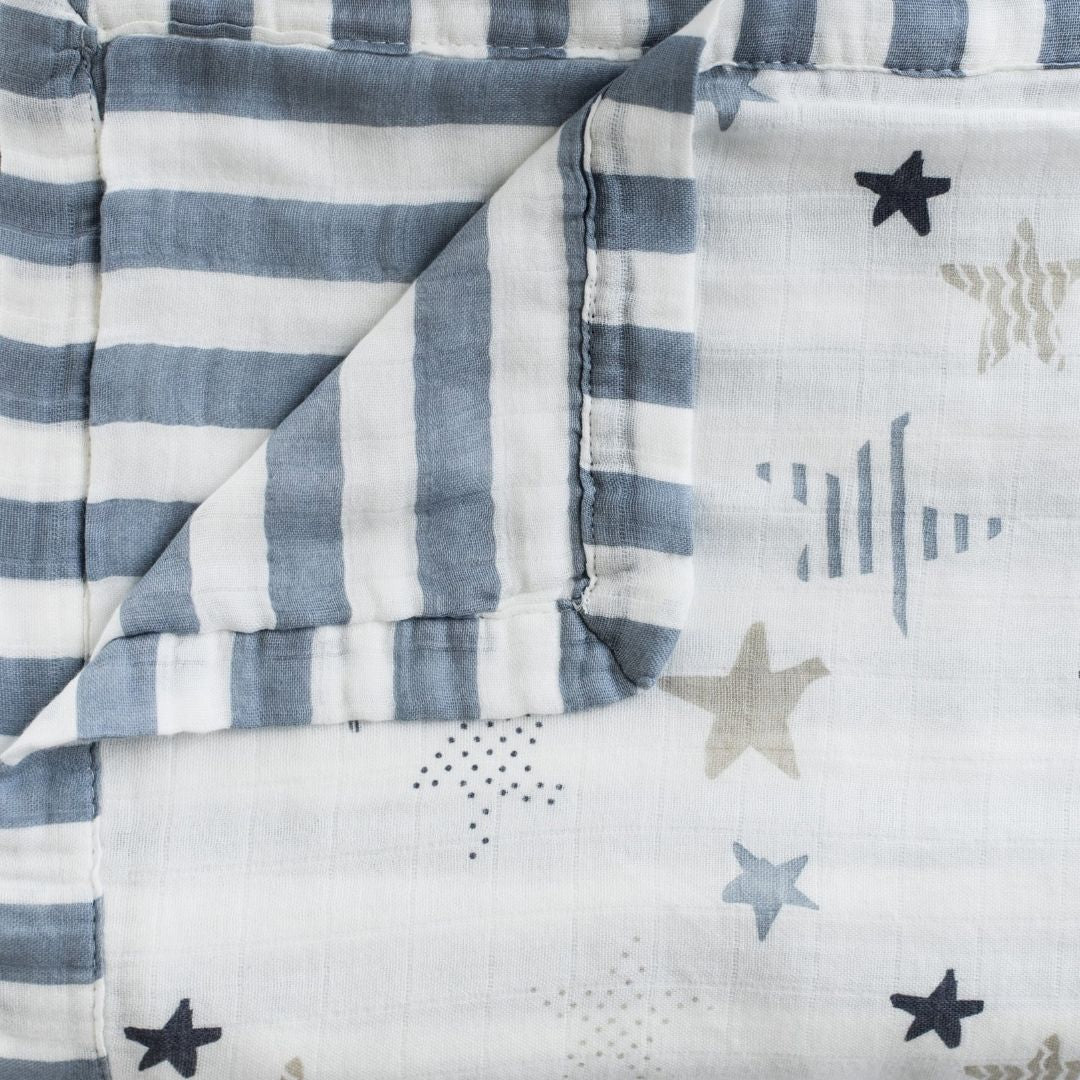 Six Layer Baby Blanket - Stars