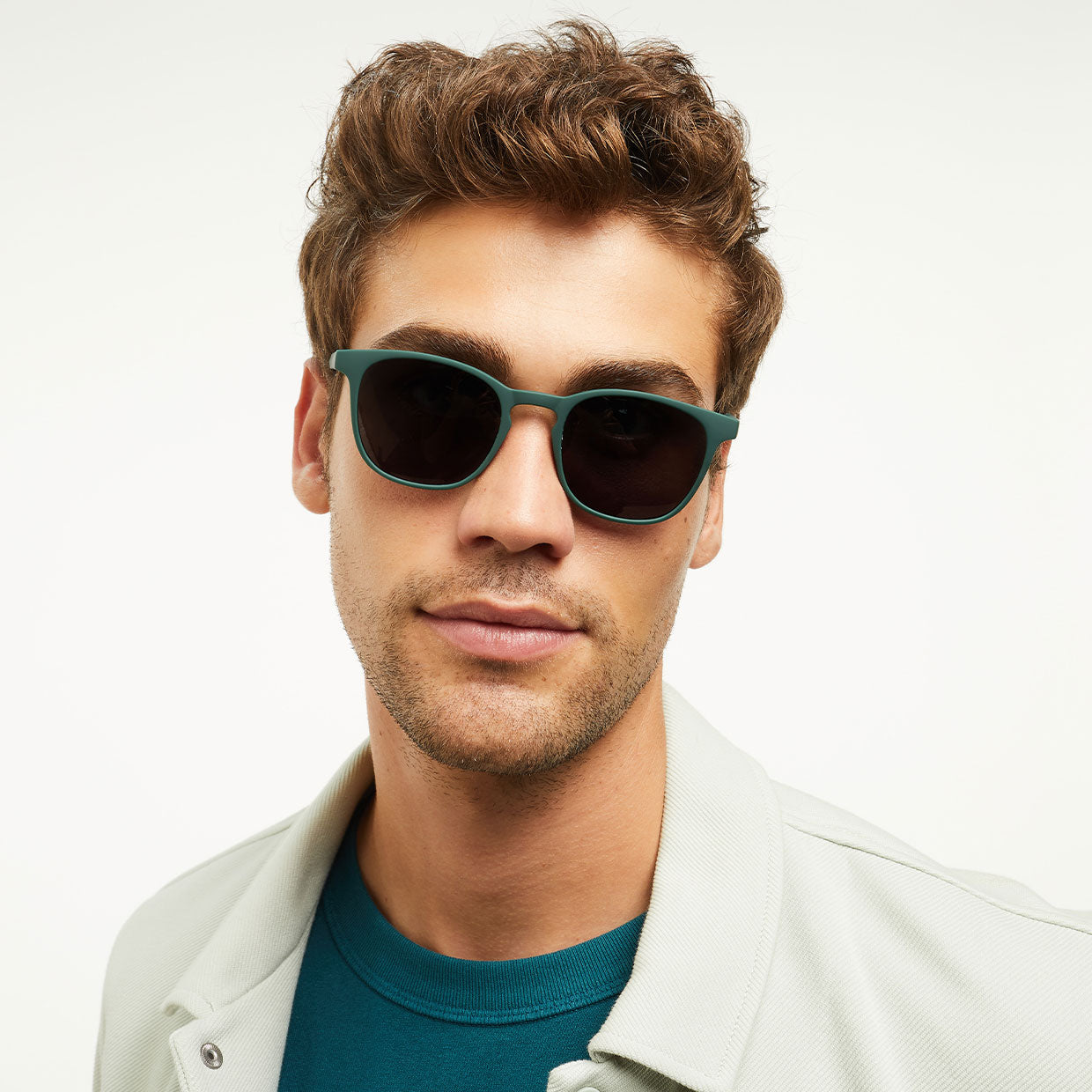 Dalston - Dark Green Sunglasses