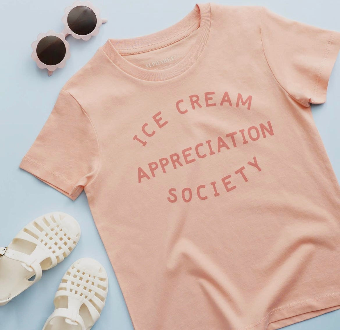 Ice Cream Appreciation Society Kid's T-Shirt - Peachy