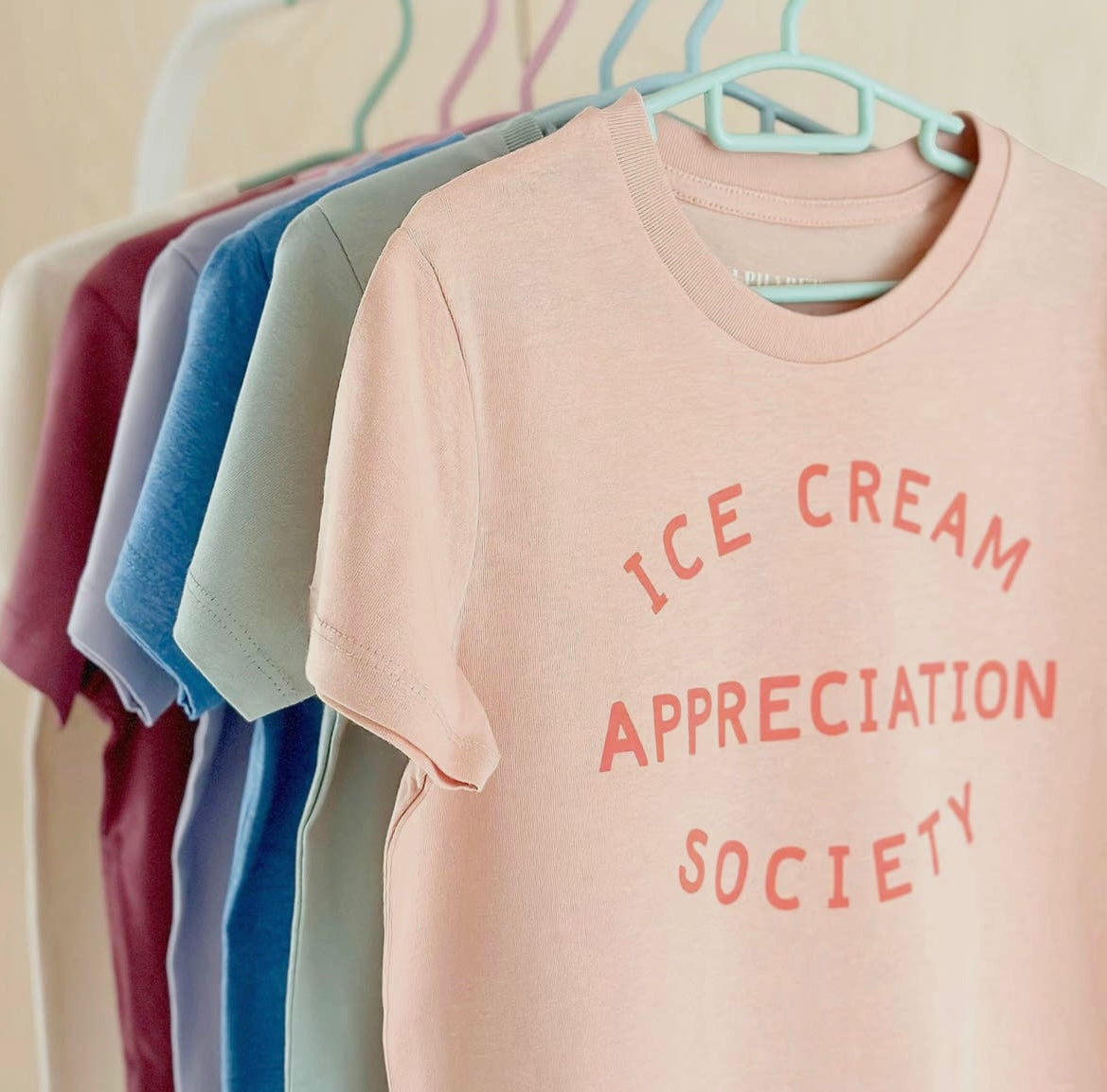 Ice Cream Appreciation Society Kid's T-Shirt - Peachy