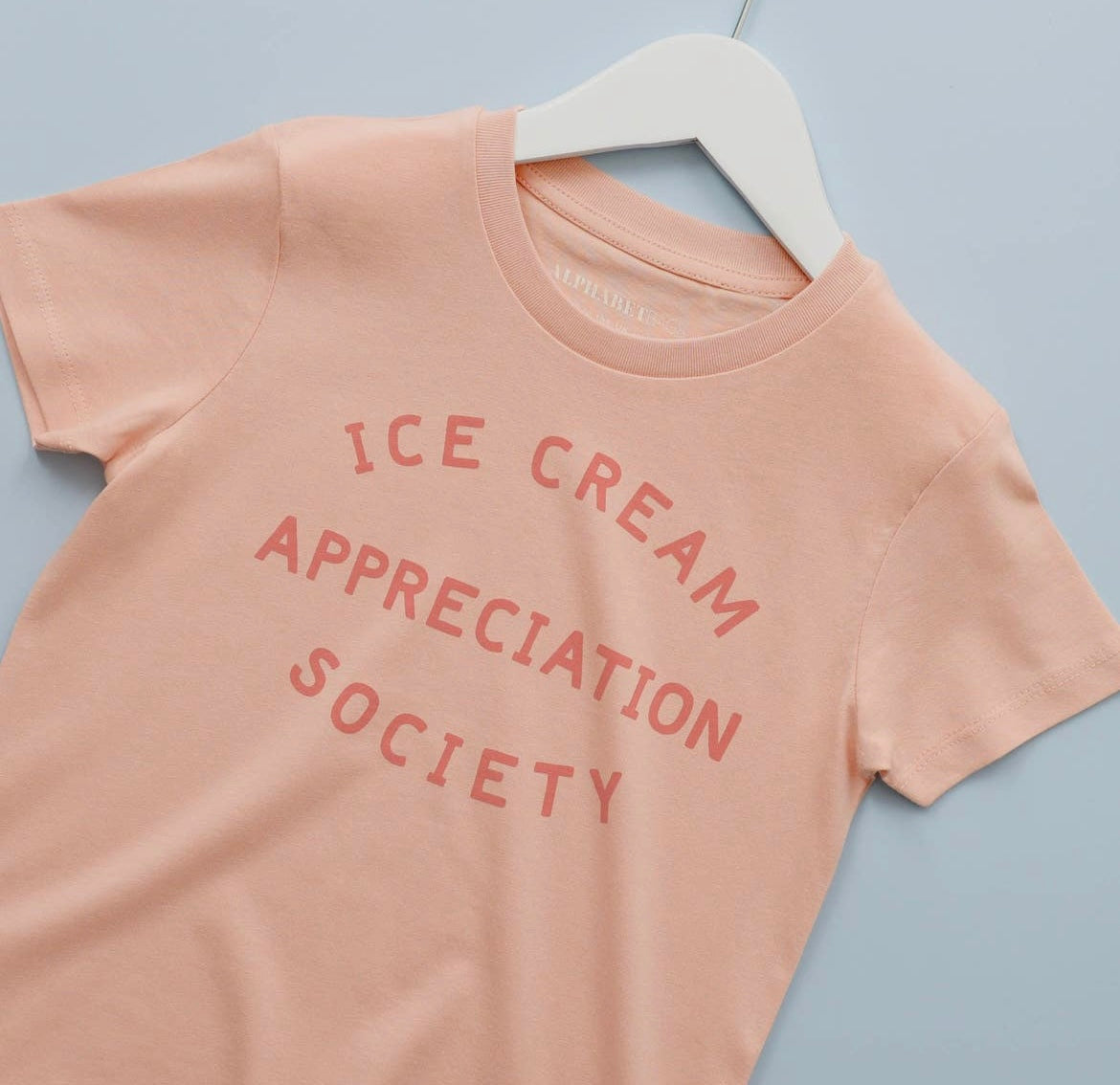 Ice Cream Appreciation Society Kid's T-Shirt - Peachy