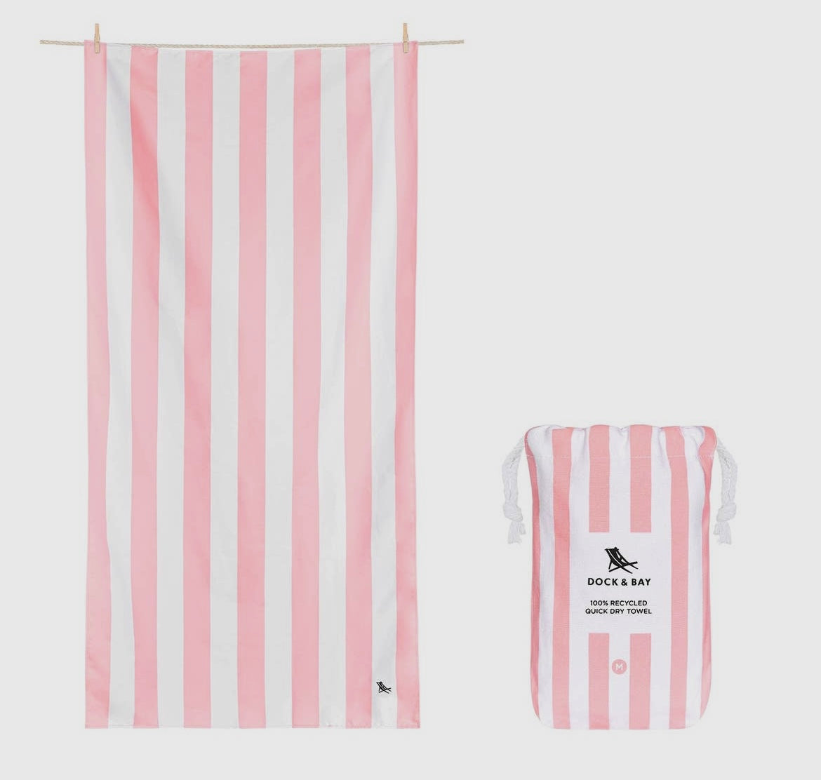 Kids Quick Dry Towel - Malibu Pink (Medium)