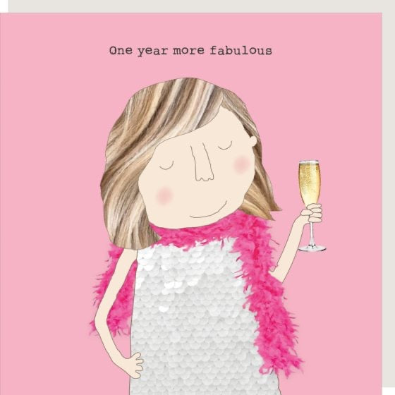 One Year More Fabulous Birhday Card (Female)