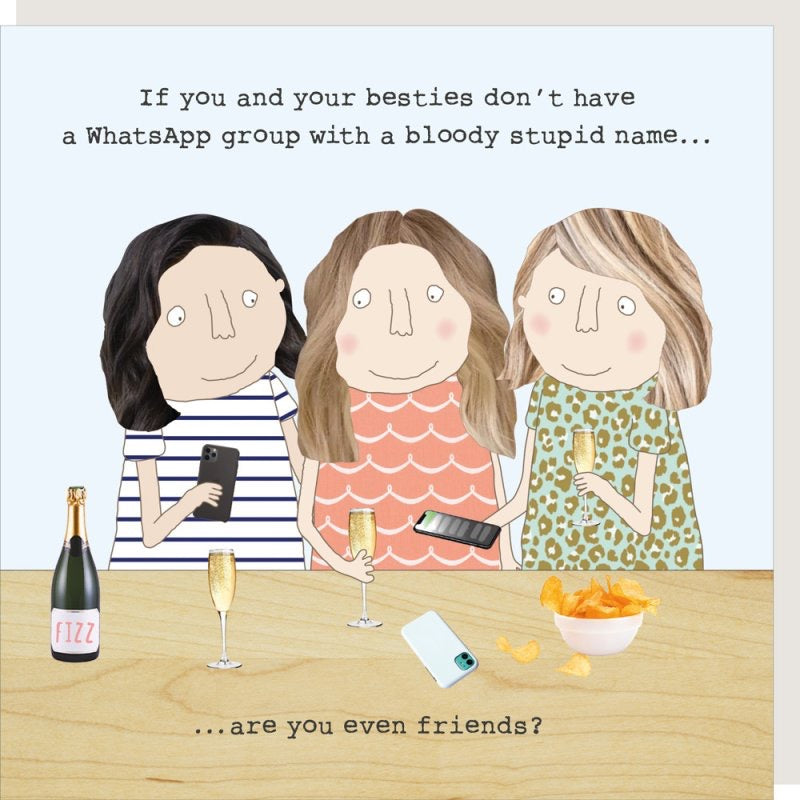 WhatsApp Group Greetings Card (Female)