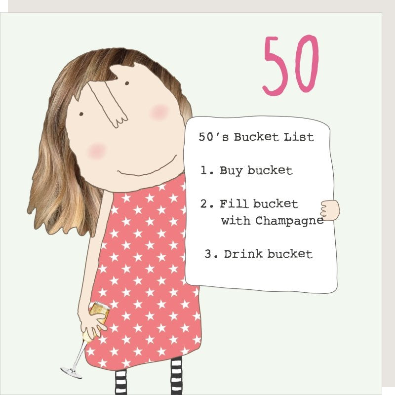 50th Birthday Card (Female)