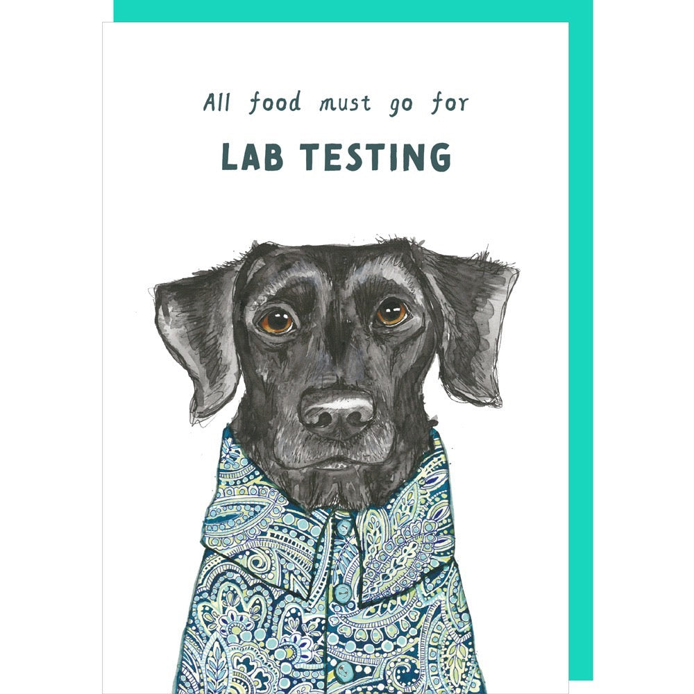 Lab Testing Greetings Card