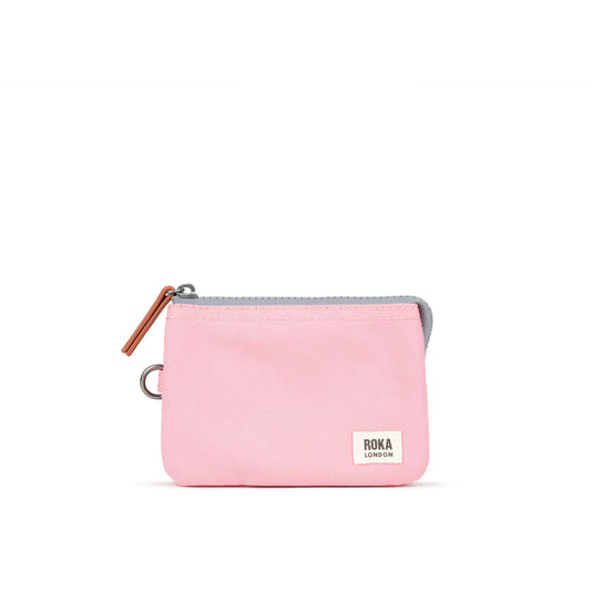 'Carnaby' Wallet in Recycled Canvas (Rose)