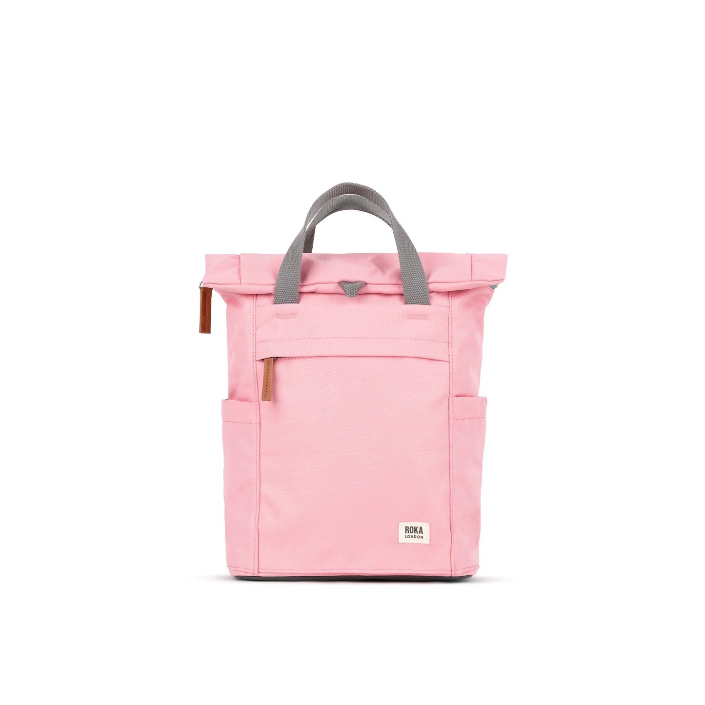 'Finchley' Small Backpack in Recycled Canvas (Rose)