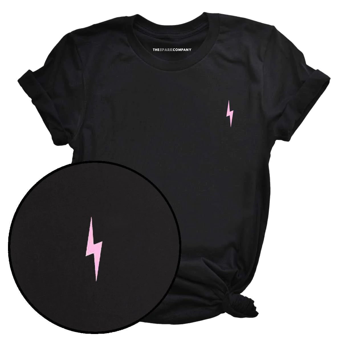 Lightning Embroidery Detail T-Shirt