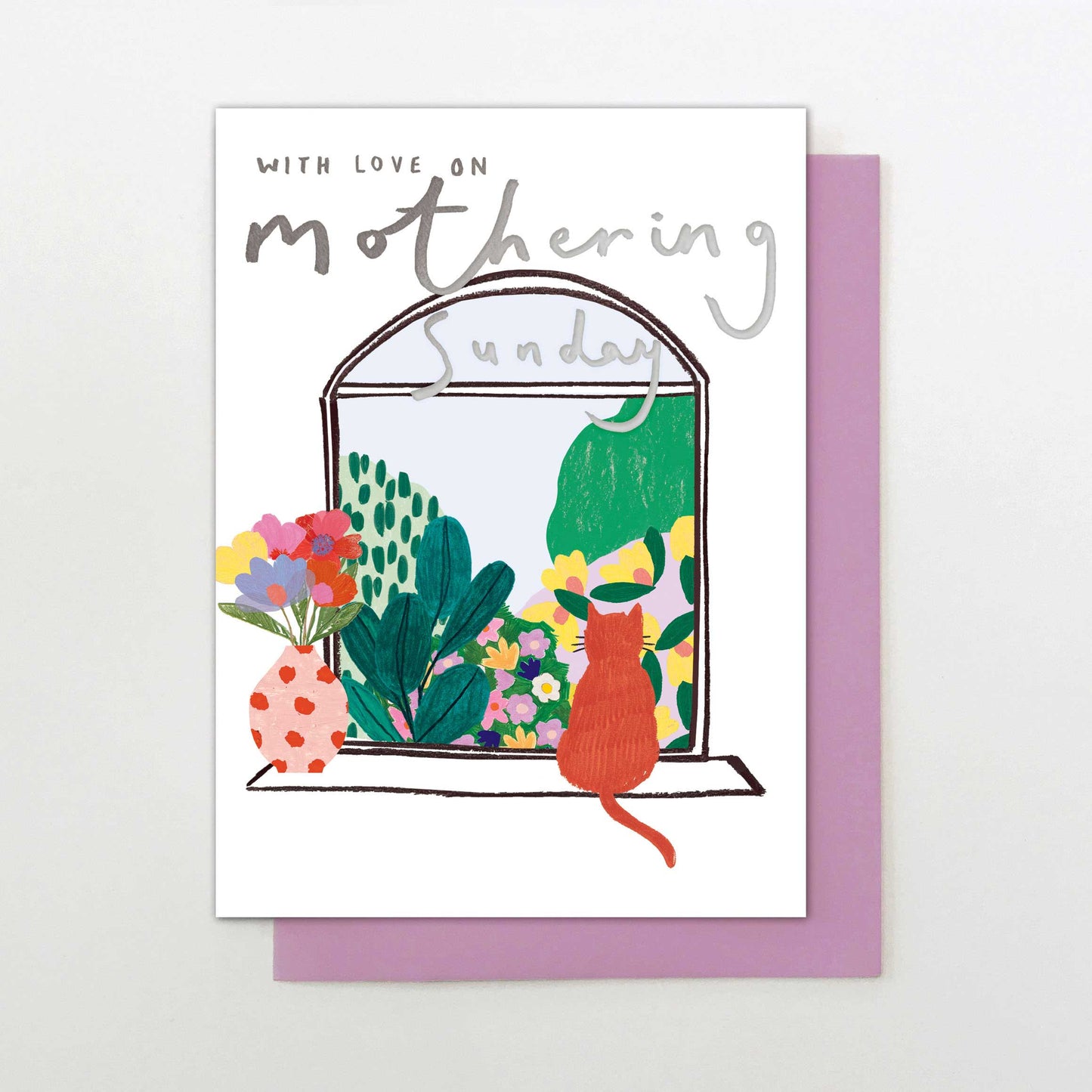 With Love on Mothering Sunday Card