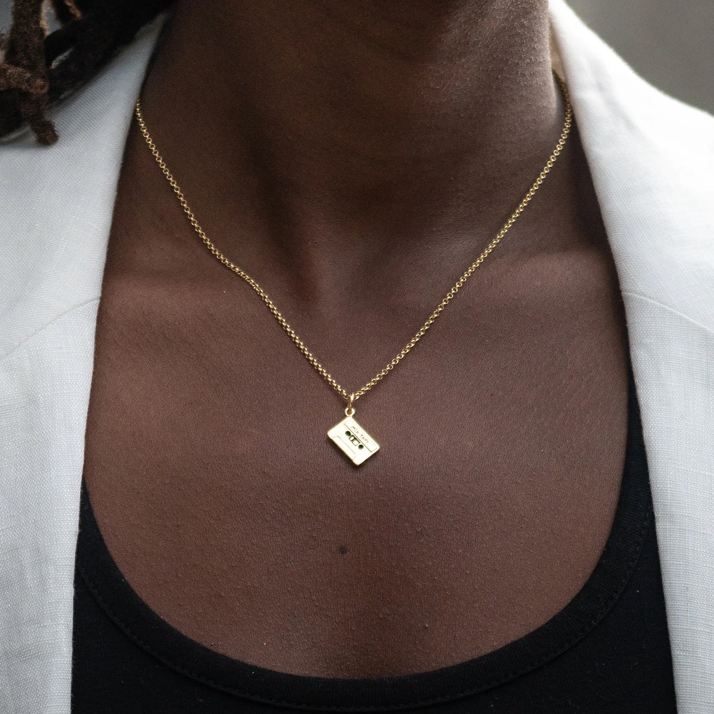 Mix Tape Necklace - Gold