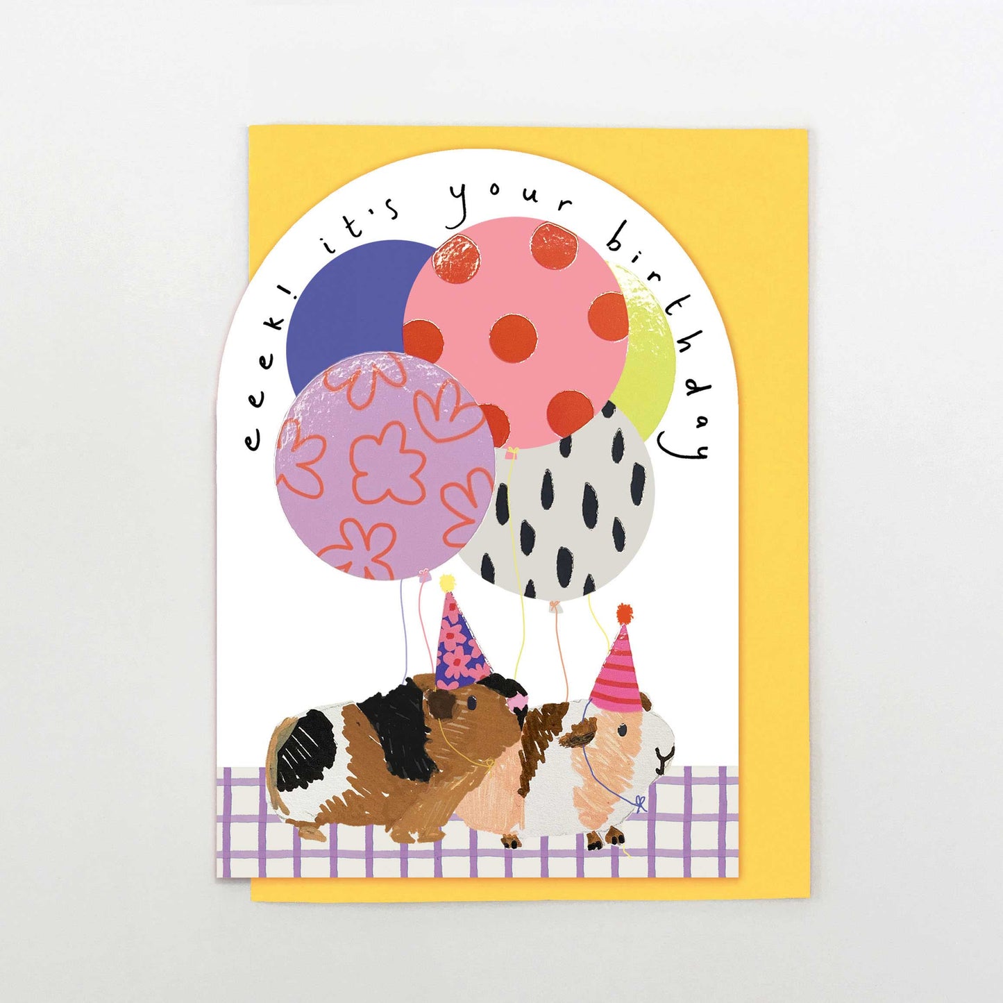 Guinea Pig Birthday Card